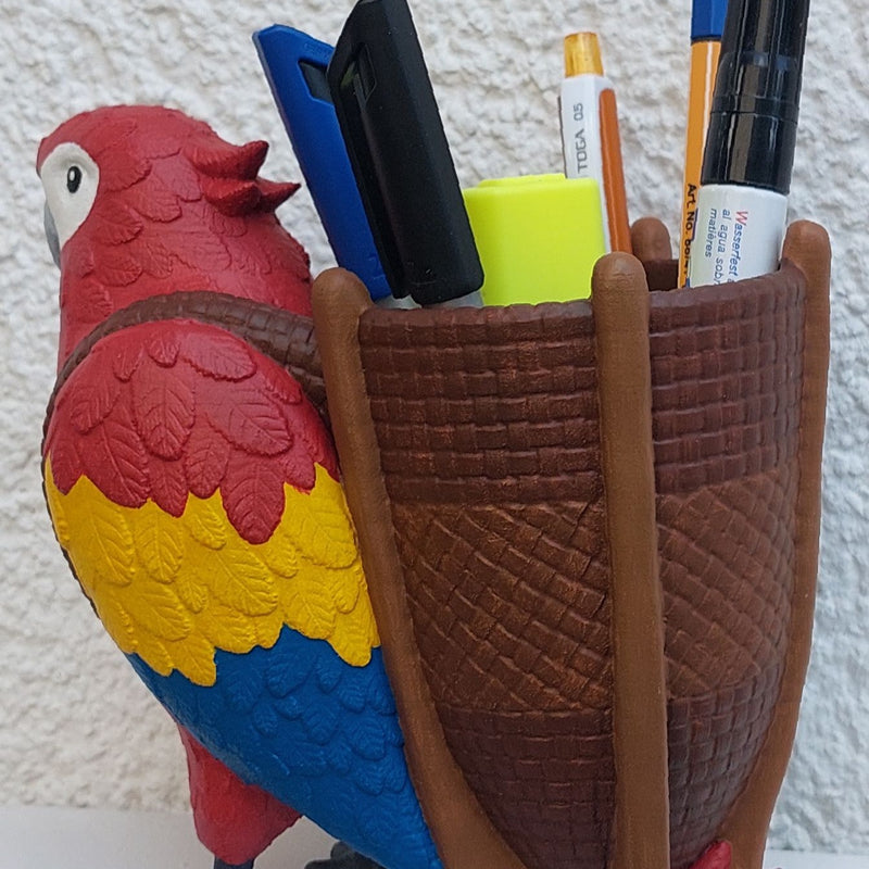 Parrot Pen Holder