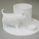 Cute dog eating (digital only)