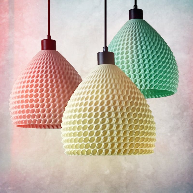 KRONO | Eco Lampshade with 3D pixel effect
