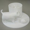 Cute dog eating (digital only)