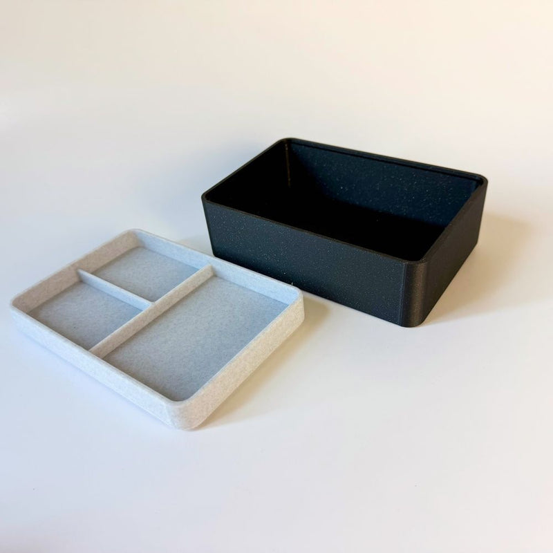 Stacked Organizer Box and Tray