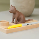 Cat pen holder