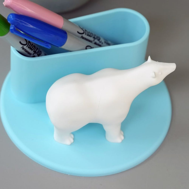 Polar bear pen holder