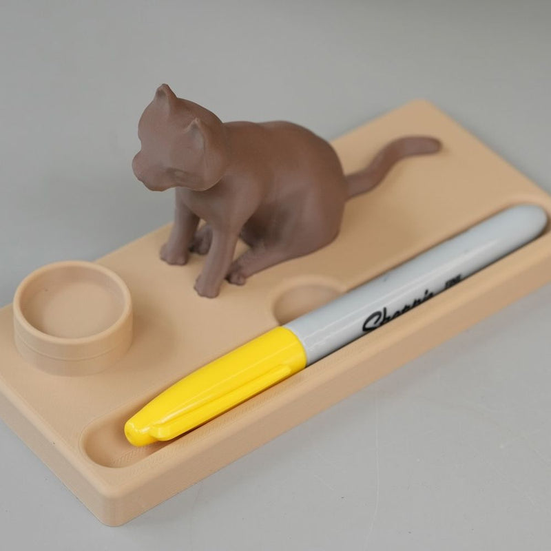 Cat pen holder