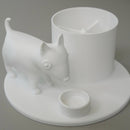 Cute dog eating (digital only)