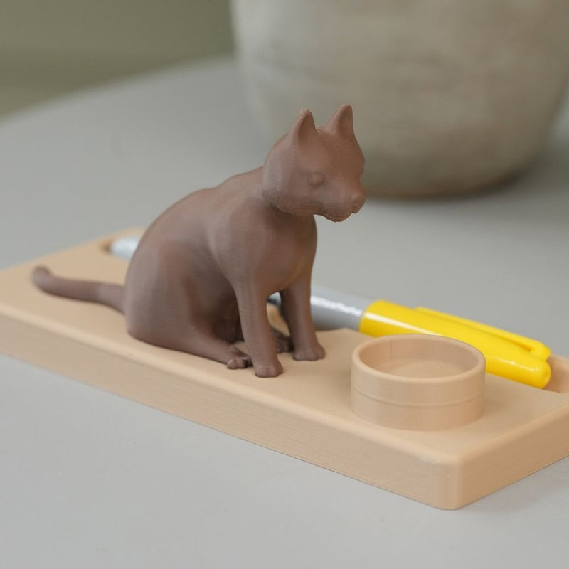 Cat pen holder