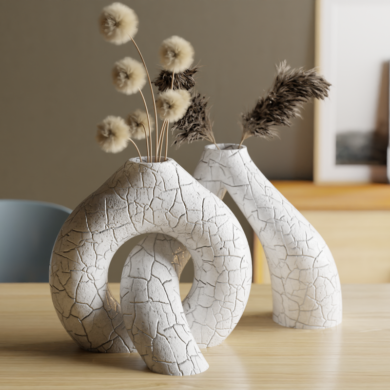 Interlocking Toroidal Vases: A Minimalist Masterpiece