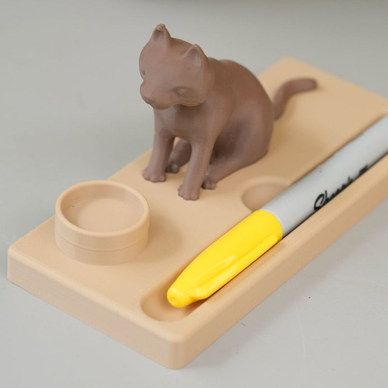 Cat pen holder