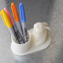 Small bunny rabbit pen holder