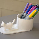 Cat litter box pen holder
