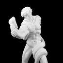 Athlete Wrestling a Python