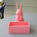 Rabbit business card holder