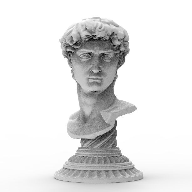 Bust of Michelangelo's David