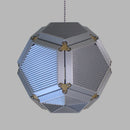 Slatted Dodecahedron Lampshade