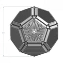 Slatted Dodecahedron Lampshade