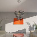 Industrial Convolution Chandelier
