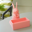 Rabbit business card holder