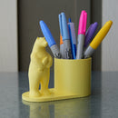 Polar pen holder with fish