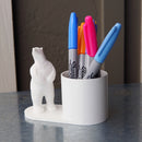Polar bear pen holder