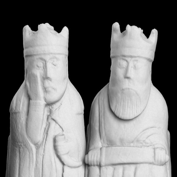 The Lewis Chessmen at The National Museum of Scotland