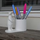 Polar bear pen holder