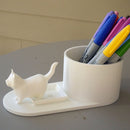 Cat litter box pen holder