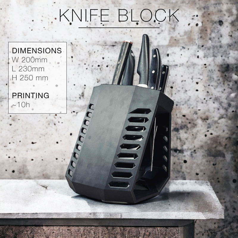OBSIDIAN  |  Knife Block