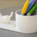 Cat litter box pen holder