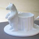 Scratching bear pen holder