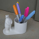 Polar bear pen holder