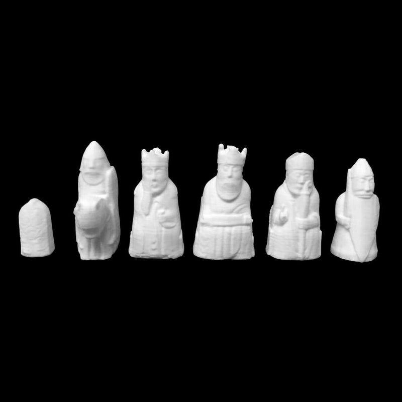 The Lewis Chessmen at The National Museum of Scotland