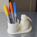 Small bunny rabbit pen holder