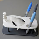 Beluga and Eskimo pen holder