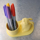 Small bunny rabbit pen holder
