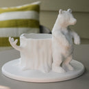 Scratching bear pen holder