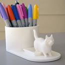 Cat litter box pen holder