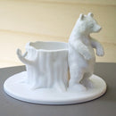 Scratching bear pen holder