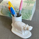 Hippo pen holder