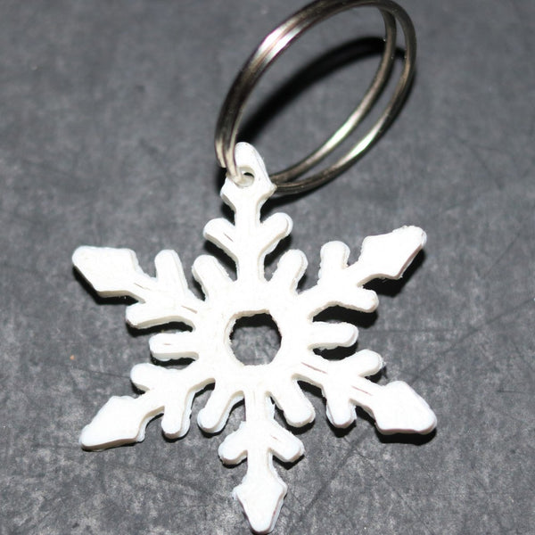 Snowflake keychain