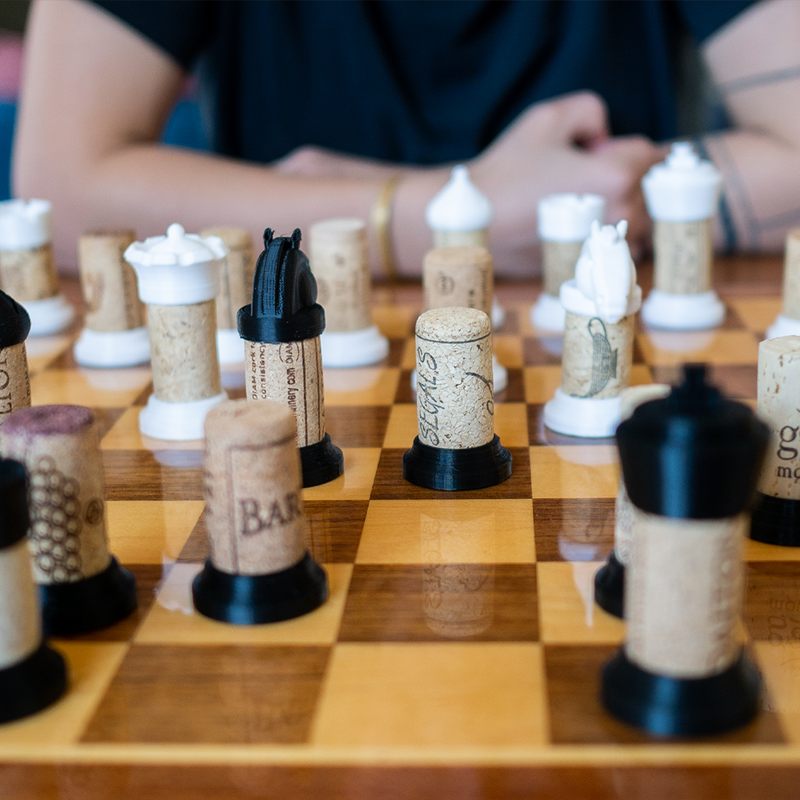 Chess Set - Upcycle Wine Corks