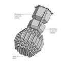 Hexagon Overload Self-Watering Planter