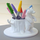 Scratching bear pen holder