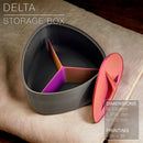 DELTA STORAGE BOX | with lid and divider