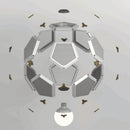 Slatted Dodecahedron Lampshade