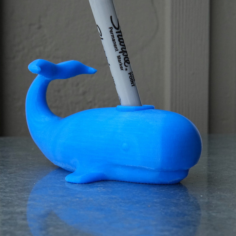Whale pen holder